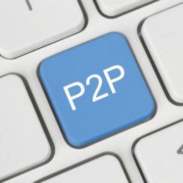 P2P auf Tastatur
