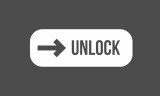 Unlock Symbol vor grauem Hintergrund