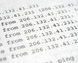 mehrere IP-Adressen auf einem weißen Blatt
