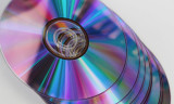Viele CDs liegen auf einem Haufen