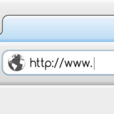 Internetdomain in Browserfenster.