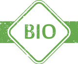 grünes Bio-Siegel auf weißem Grund