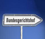 Bundesgerichtshof-Schild