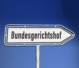 Bundesgerichtshof-Schild