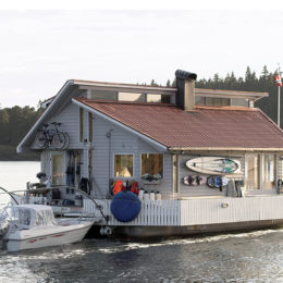 Hausboot auf dem Wasser