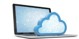 Laptop mit Wolke