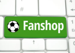 Fanshop-Taste auf Tastatur