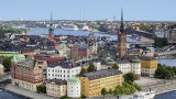 Panoramabild von Schwedens Hauptstadt Stockholm.