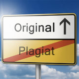 Original statt Plagiat auf Schild ähnlich dem Ortsende-Schild