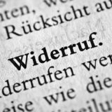 Widerruf im Gesetz