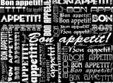 Bon Apettit Schriftzüge
