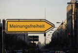 Meinungsfreiheit Straßenschild