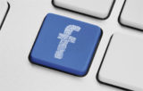 Facebook Taste auf Tastatur