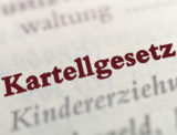 fett gedruckter Schriftzug "Kartellgesetz"