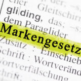 Markengesetz mit farblicher Markierung