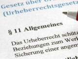 Ausschnitt aus dem Urheberrechtsgesetz