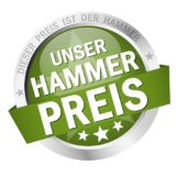 Logo mit der Aufschrift "unser Hammer Preis"