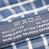 Waschanleitung und Textilfaserkennzeichnung
