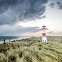 Leuchtturm in List auf Sylt am Ellenbogen