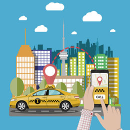 Taxiruf mit Handy-App