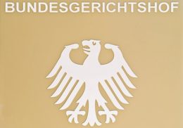 Schriftzug Bundesgerichtshof mit Adler