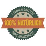 Label mit 100 % Natürlich