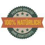 Label mit 100 % Natürlich