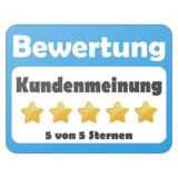 Kundenmeinungen in Form von Bewertungssternen