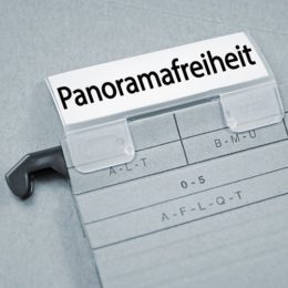 Akte mit Aufschrift "Panoramafreiheit"