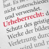 Wörterbuch mit dem Begriff Urheberrecht