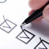 Checkliste mit gesetzten Haken