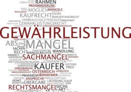 Wordcloud Gewährleistung