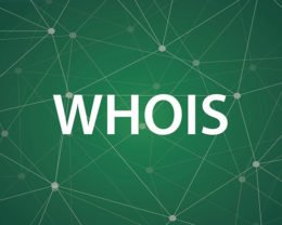 Whois-Schriftzug