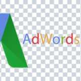 Adwords vor kariertem Hintergrund