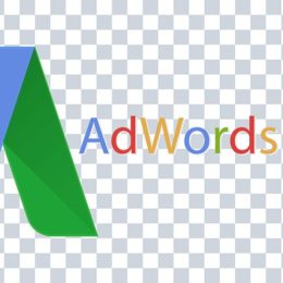 Adwords vor kariertem Hintergrund