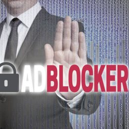 Logo Adblocker mit Schloss