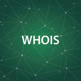 Whois-Schriftzug