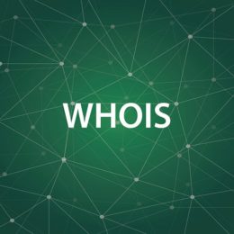 Whois-Schriftzug