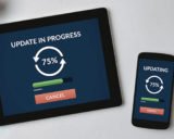 Updateprozess eines Smartphones und eines Tablets