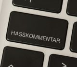 Hasskommentar auf Tastaturtaste