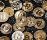 Symbole für Bitcoins