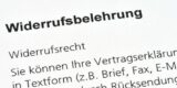 Widerrufsbelehrung
