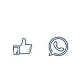 Facebook und Whatsapp Logo
