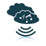 Wolke mit Musik