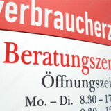 Schild der Verbraucherzentrale