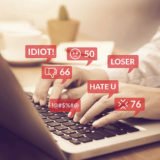 Hasskommentare werden im Internet verbreitet