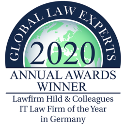 Global Law Experts 2020: Anwaltskanzlei gewinnt als "IT Law - Law Firm of the Year"