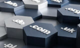 verschiedene Top Level Domains als Hexagon