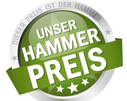 button mit baner grün