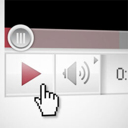 Youtube Zeitleiste Playbutton wird gedrückt